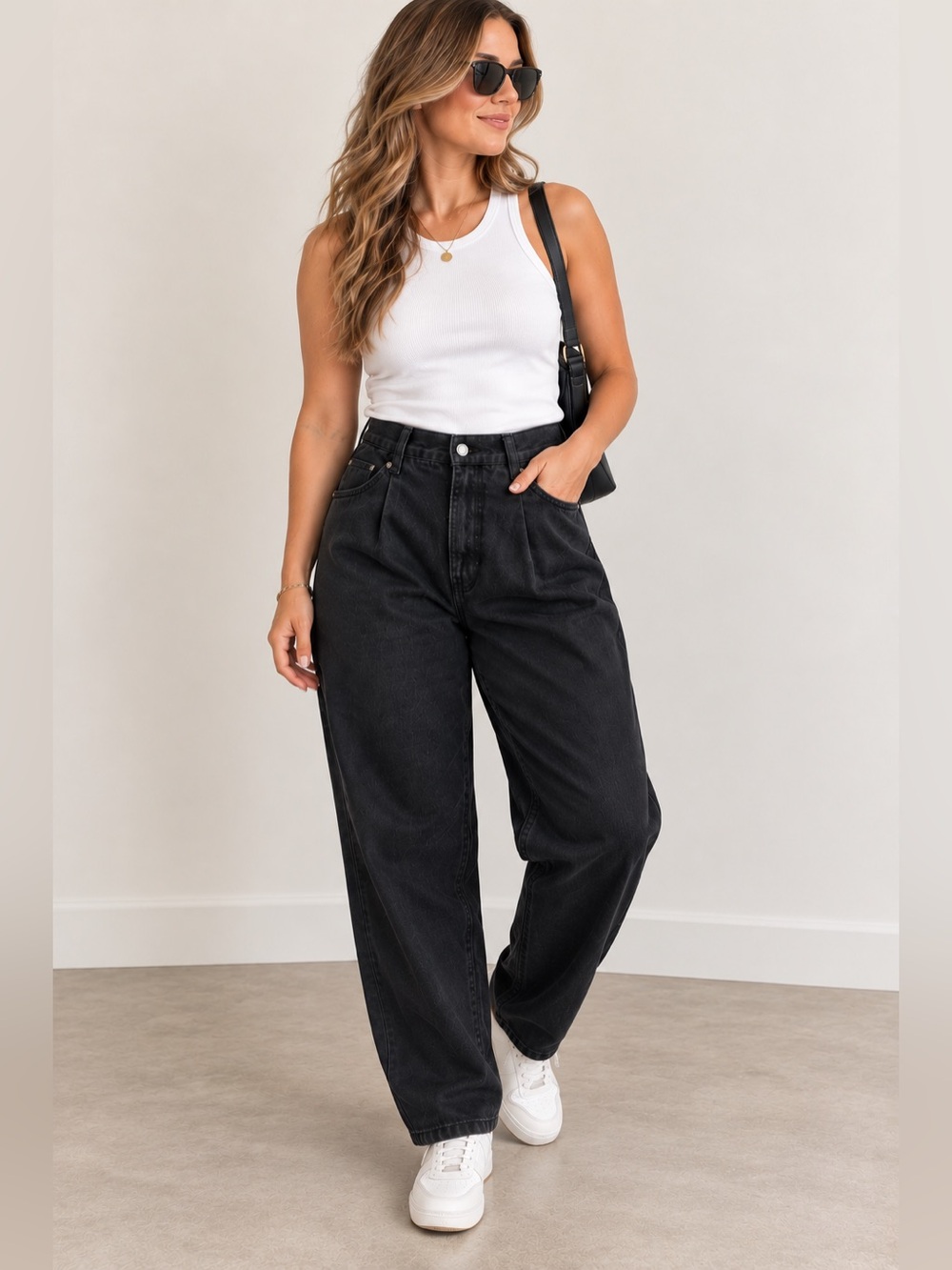 Vintage 1991 Britannia BrittBaggy Women’s Jeans Black Size 11–12 Average NWT